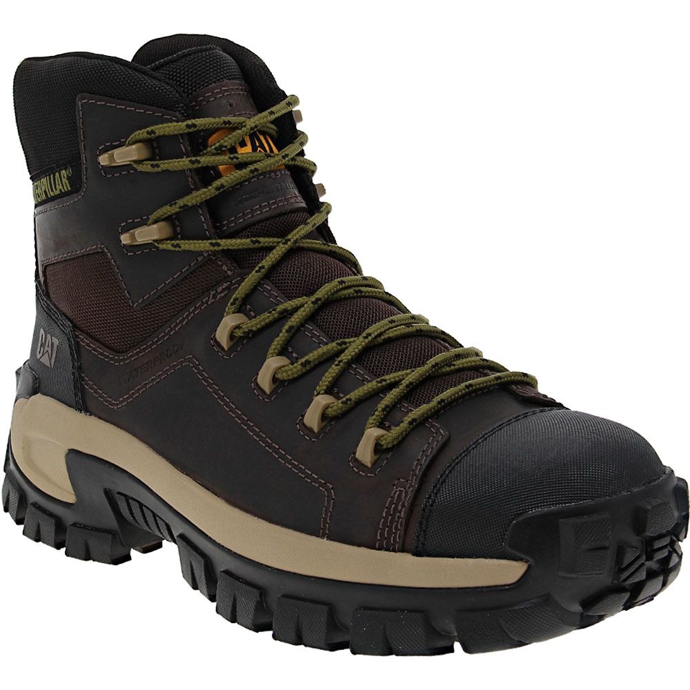 Caterpillar Footwear Invader Hiker CT Work Boots - Mens Coffee Bean