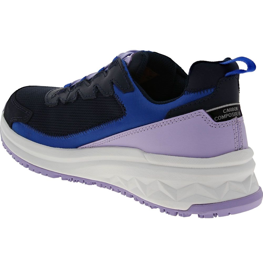 Caterpillar Footwear Streamline Runner CT Work Shoes - Womens Total Eclipse Lilac Back View