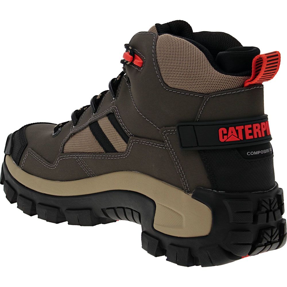 Caterpillar Footwear Invader Mid Vent Boots - Mens Brown Back View