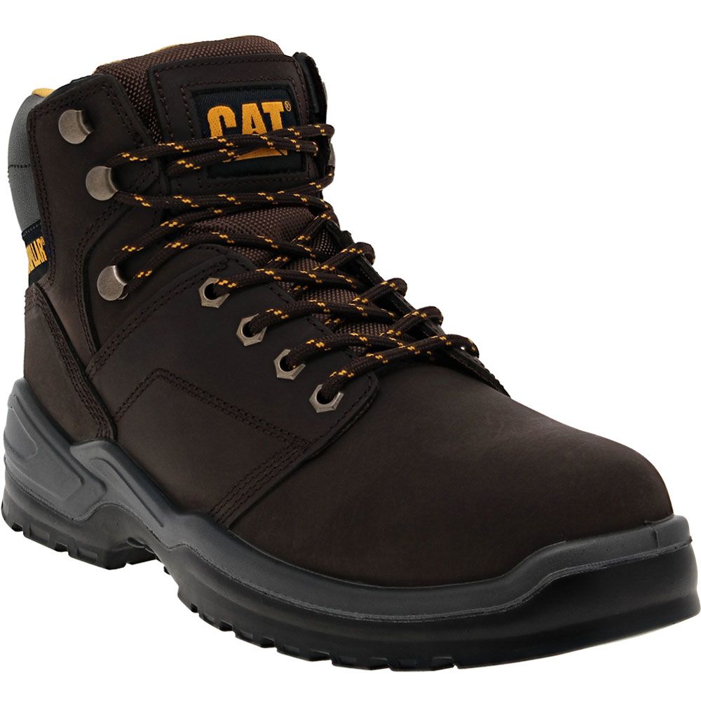 Caterpillar Footwear Striver Safety Toe Work Boots - Mens Brown