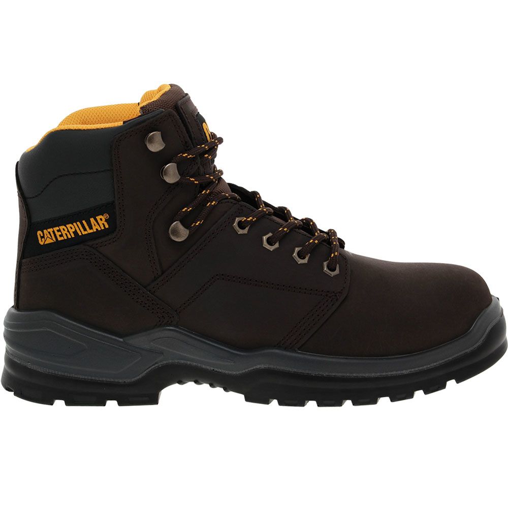 Caterpillar Footwear Striver Safety Toe Work Boots - Mens Brown