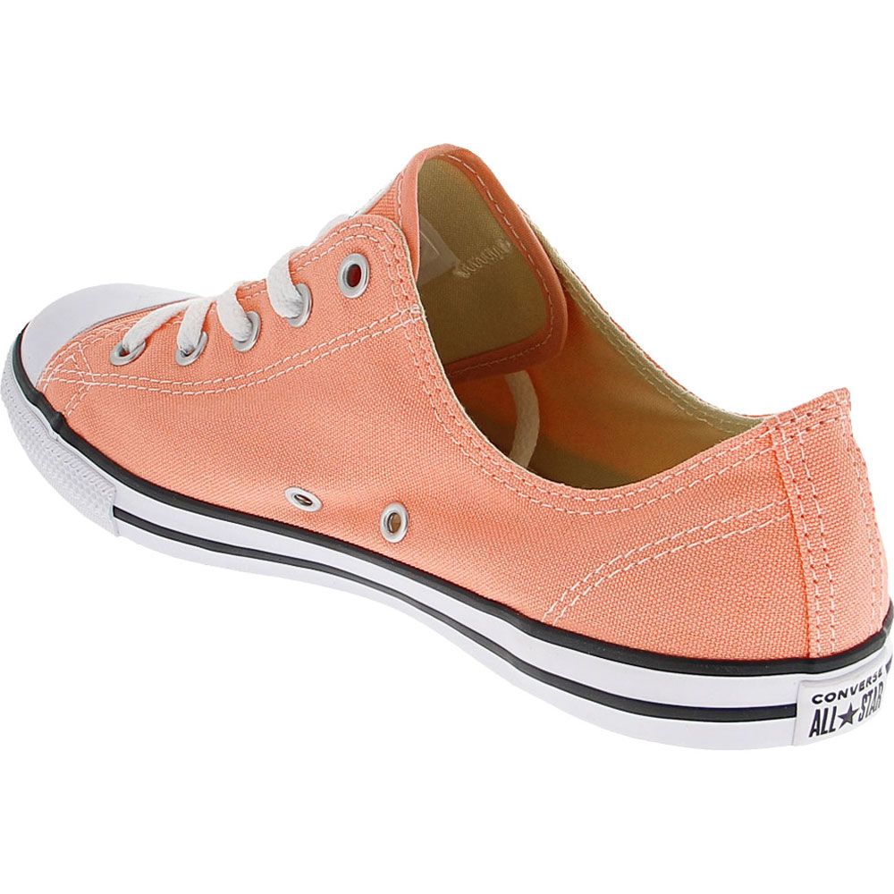 Converse Chuck Taylor All Star Dainty - Womens Pale Coral White Black Back View
