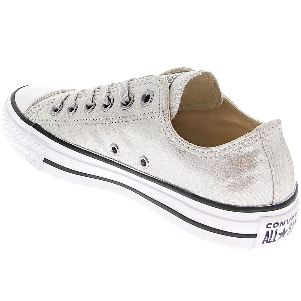 Converse Chuck Taylor All Star Twilight Ox - Womens Mouse White Black Back View