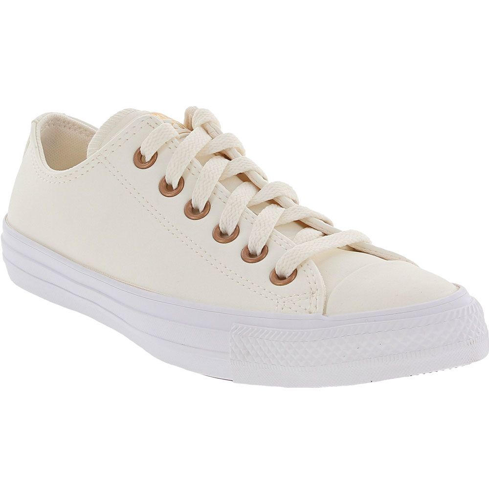 Converse Chuck Taylor All Star Ox Leather - Womens Egret Gold White