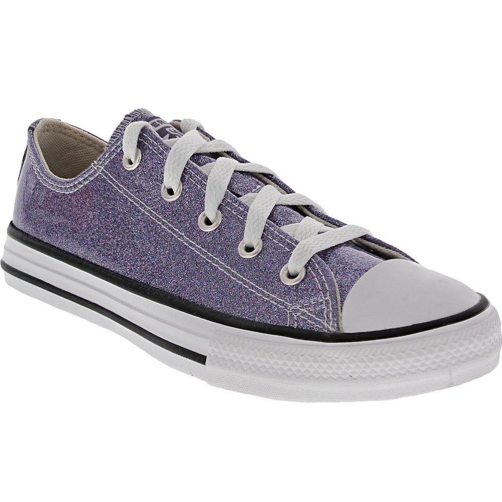 Converse Chuck Taylor All Star Coated Glitter - Kids Moody Purple White