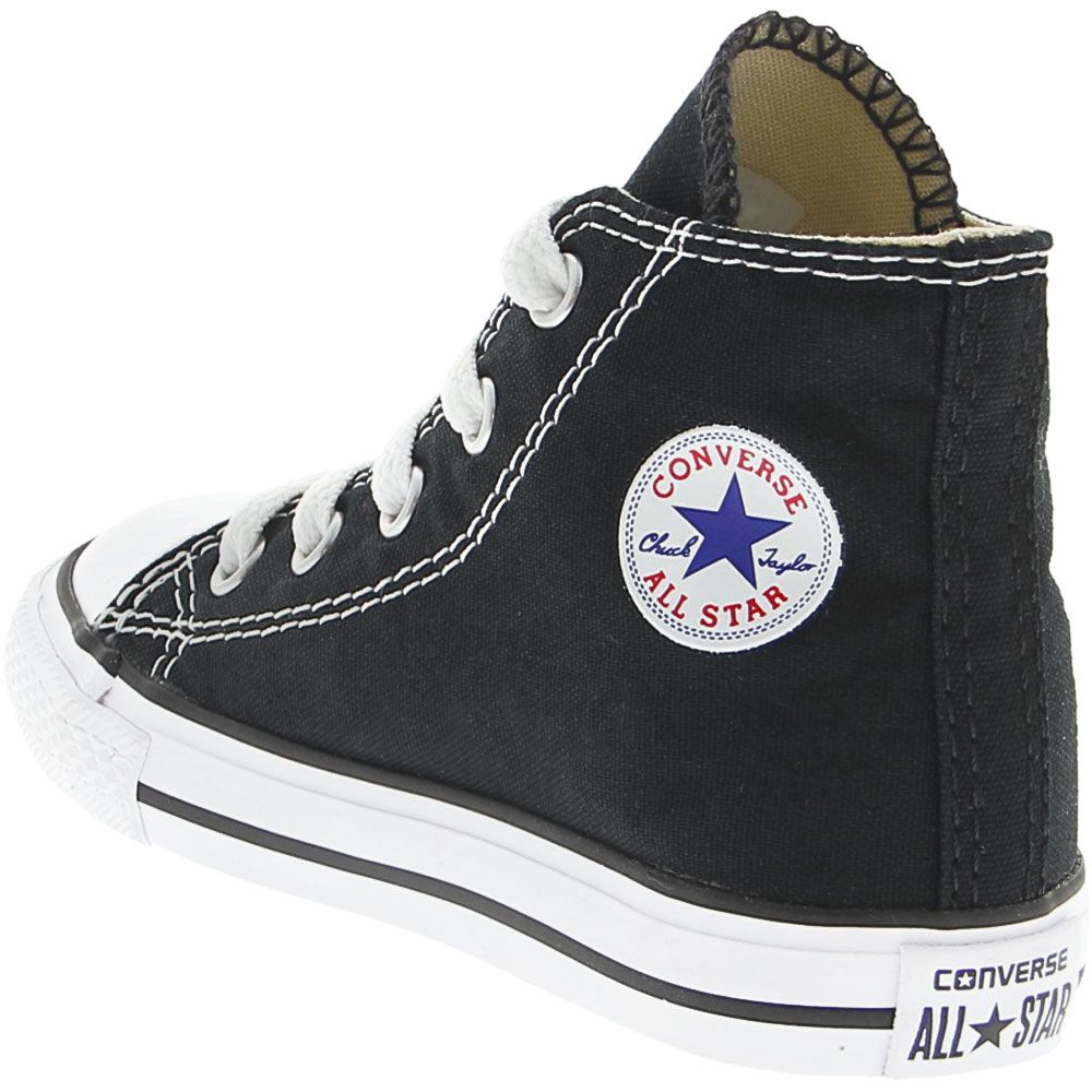 Converse All Star Athletic Shoes - Baby Toddler Black Back View