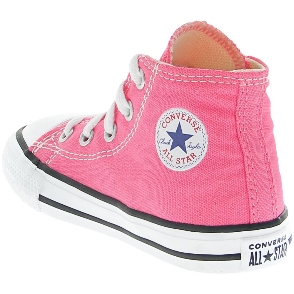 Converse All Star Athletic Shoes - Baby Toddler Pink Back View