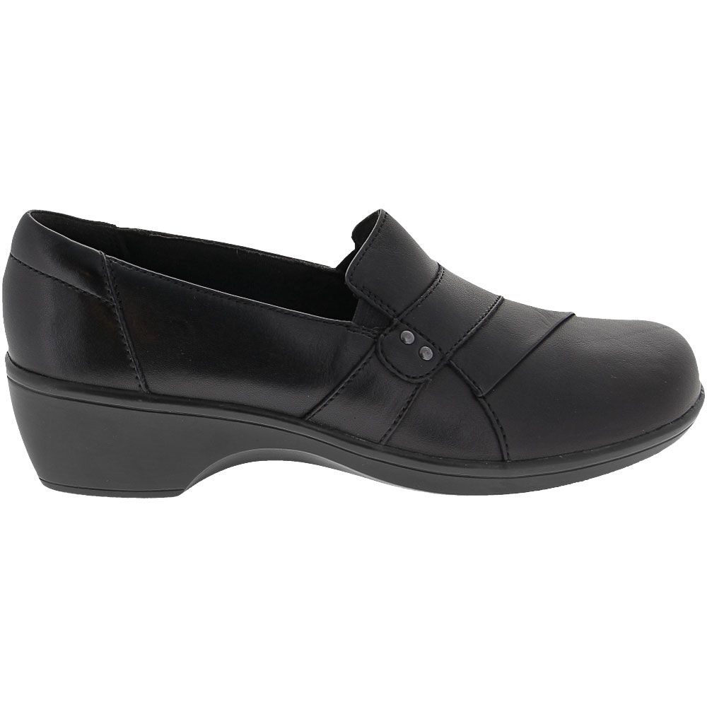 Clarks May Marigold Casual Dress Shoes - Womens Black Side View