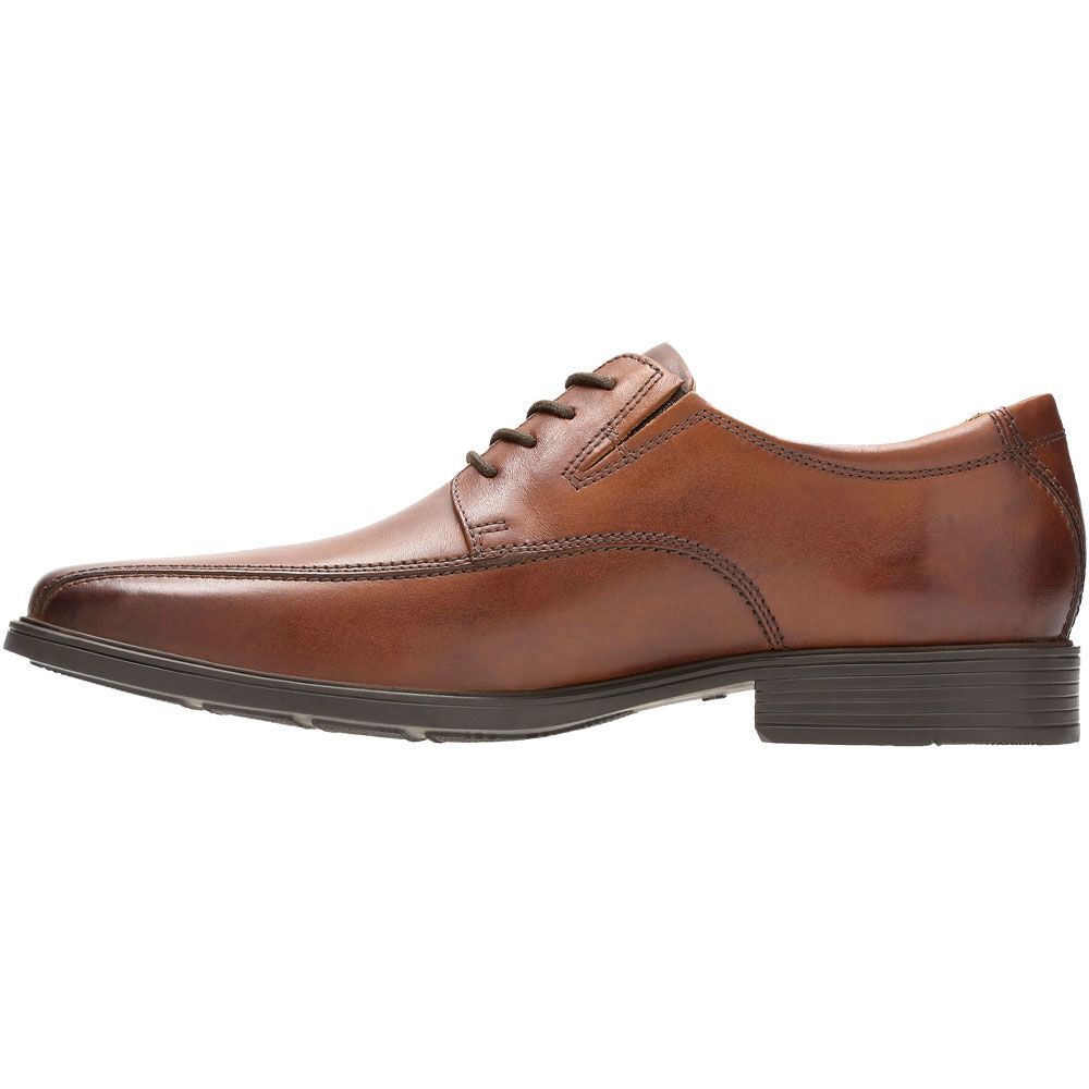 Clarks Tilden Walk Oxford Dress Shoes - Mens Brown Back View