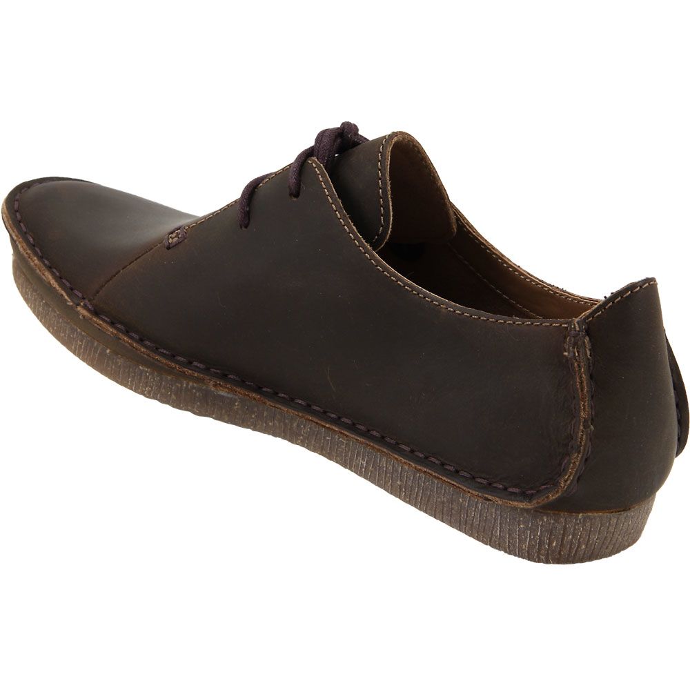 Clarks Janey Mae Casual Shoes - Womens Beeswax Brown Back View