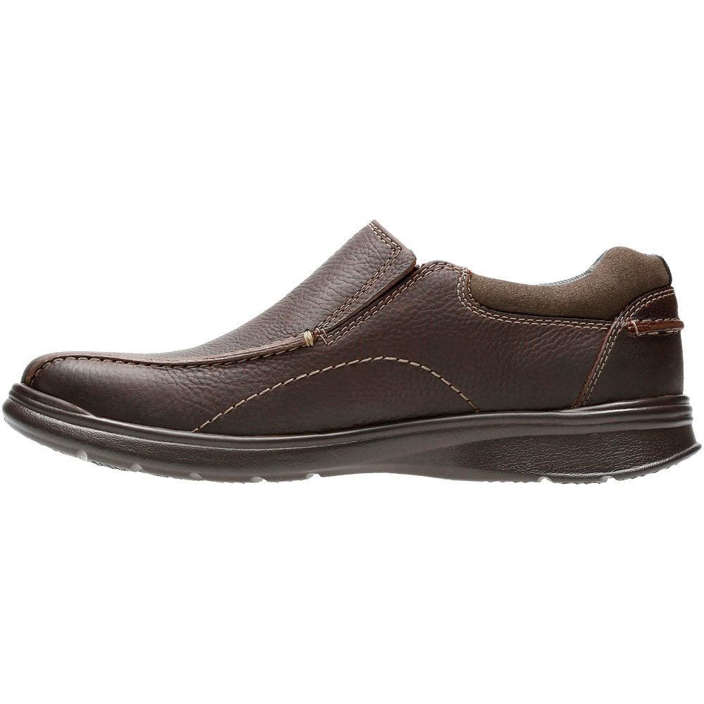 Clarks Cotrell Step Slip On Casual Shoes - Mens Brown Back View