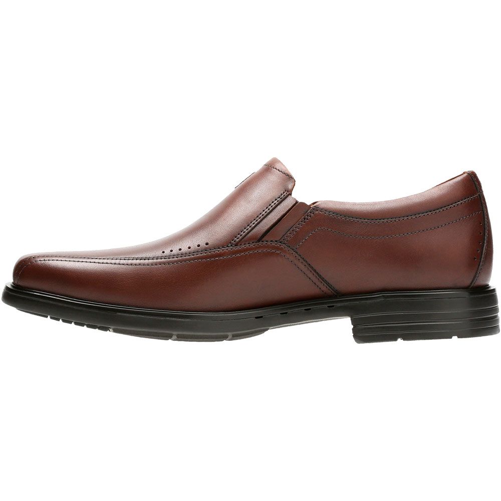 Clarks Unsheridan Go Loafer Dress Shoes - Mens Brown Back View