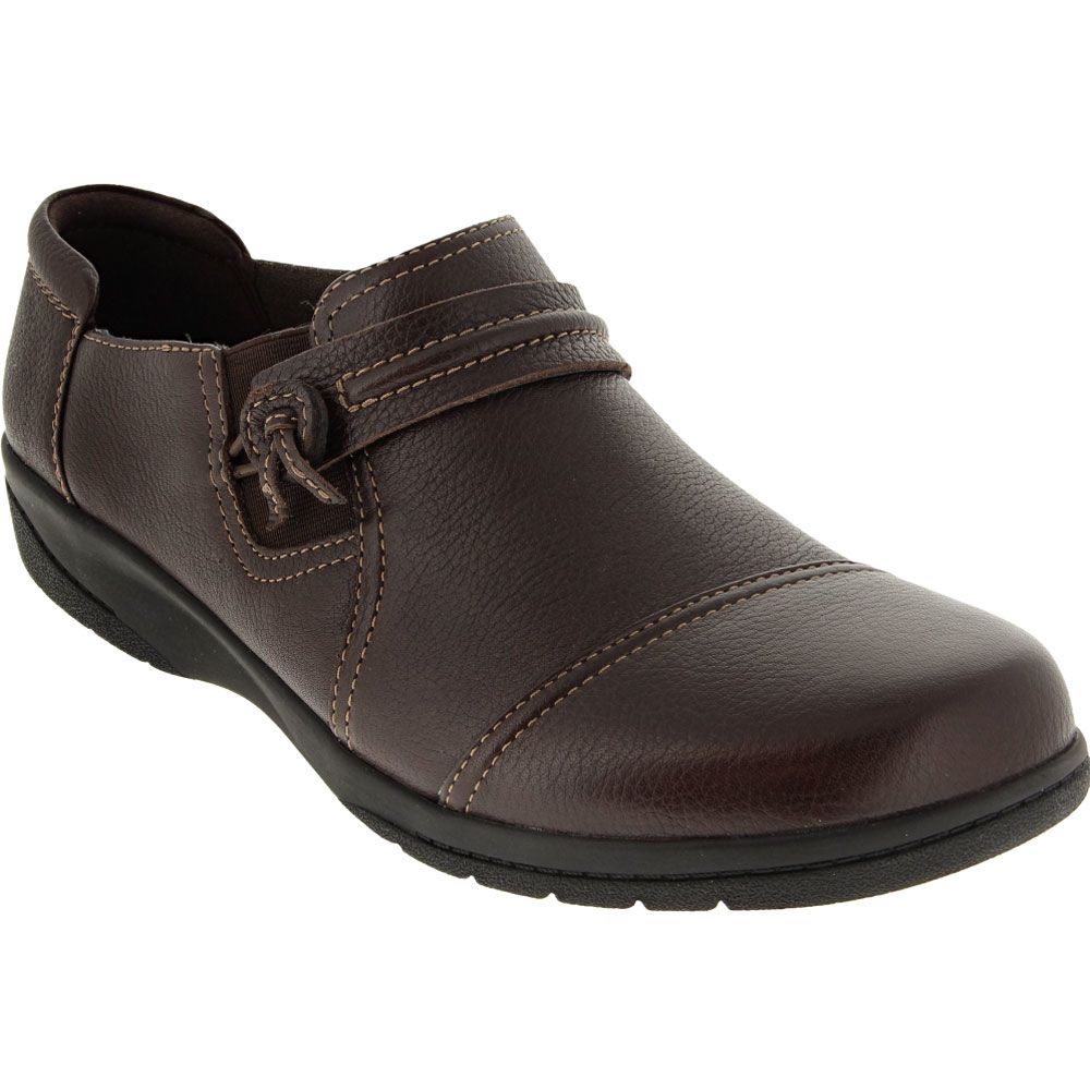 Clarks Cheyn Madi Ortholite SlipOn Casual Shoes - Womens Brown
