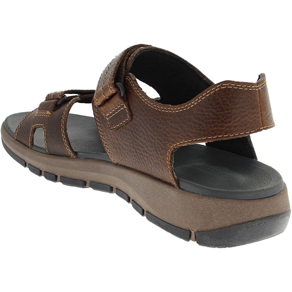 Clarks Brixby Shore Sandals - Mens Brown Back View