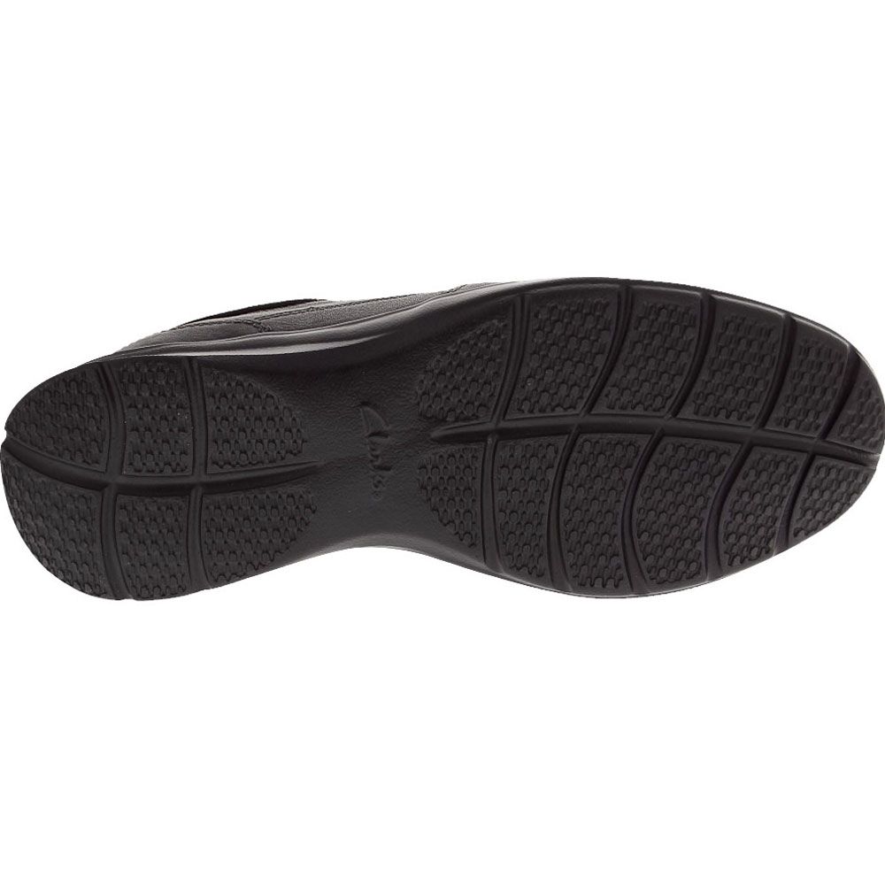 Clarks Cotrell Free Slip On Casual Shoes - Mens Black Sole View