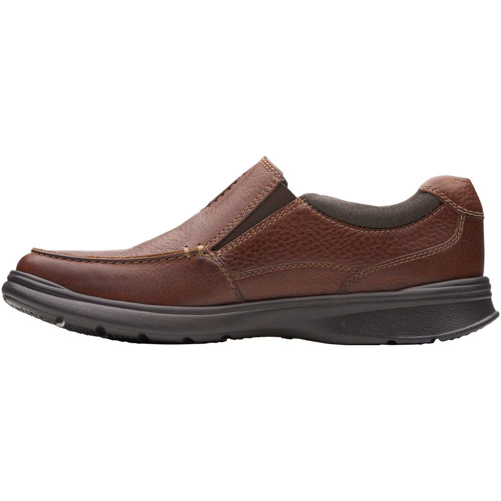 Clarks Cotrell Free Slip On Casual Shoes - Mens Brown Back View