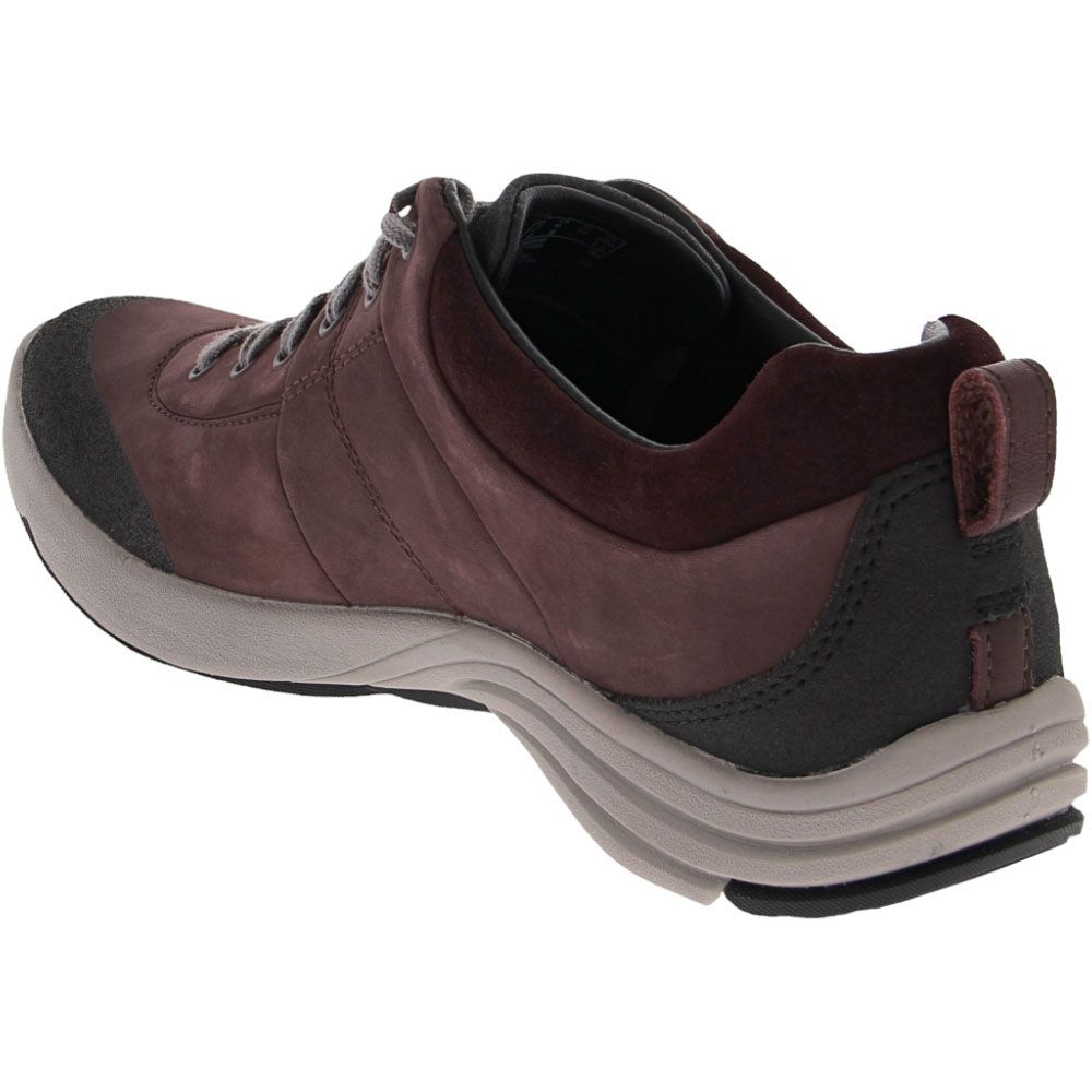 Wave by Clarks Andes Casual Shoes - Womens Aubergine Back View