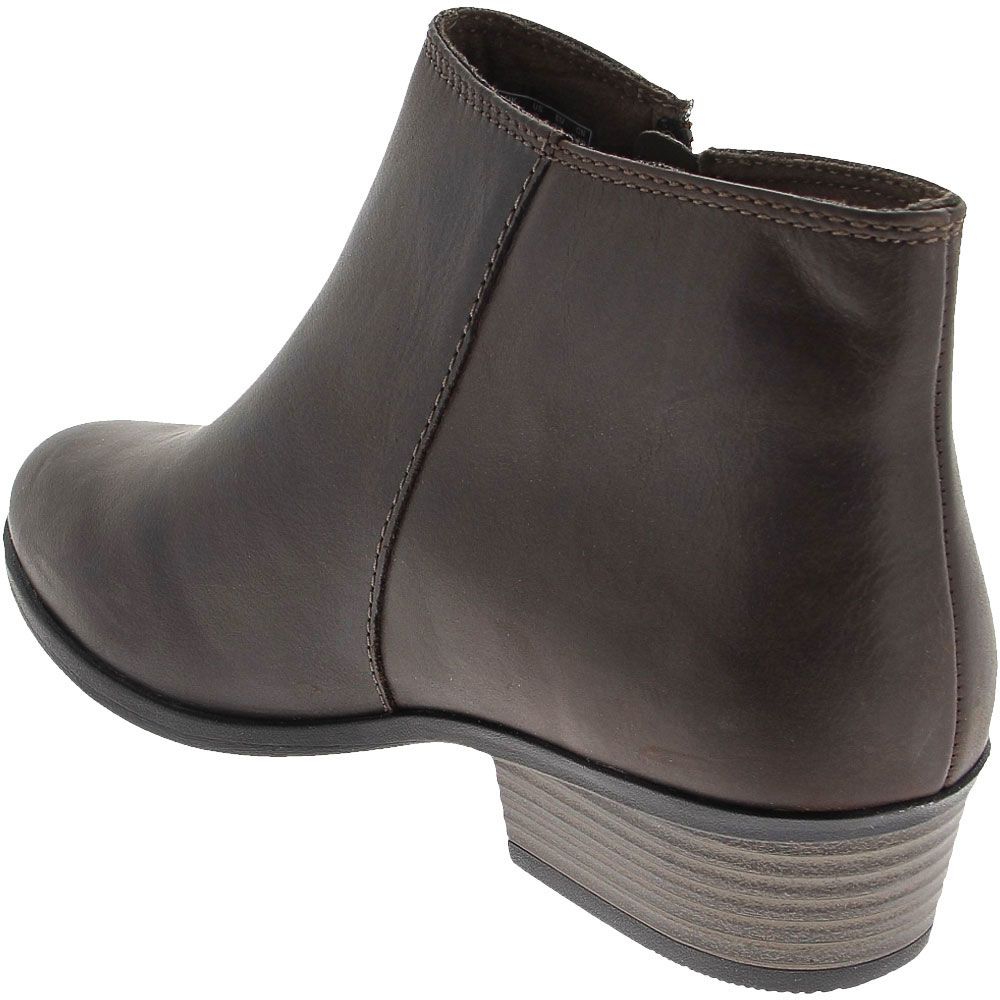 Clarks Addiy Teri Ankle Boots - Womens Taupe Back View