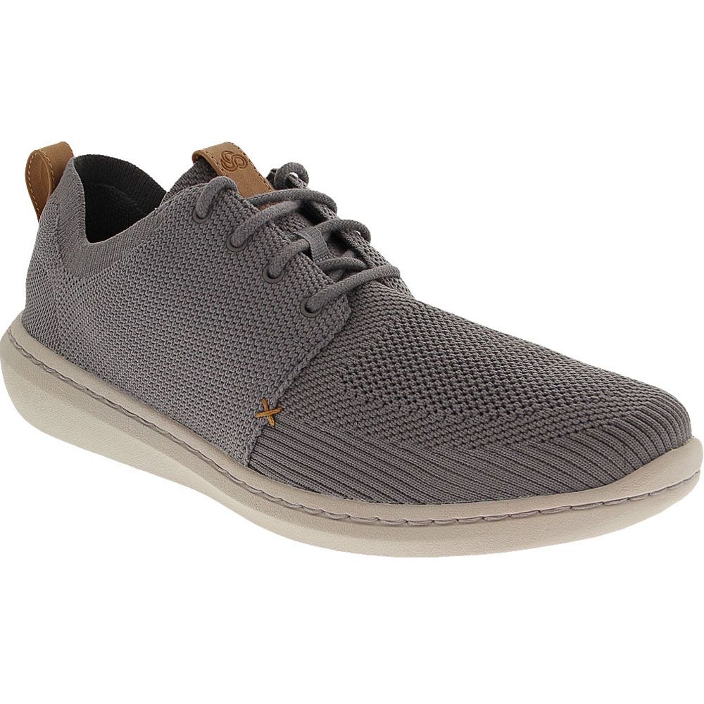 Clarks Step Urban Mix Lace Up Casual Shoes - Mens Grey