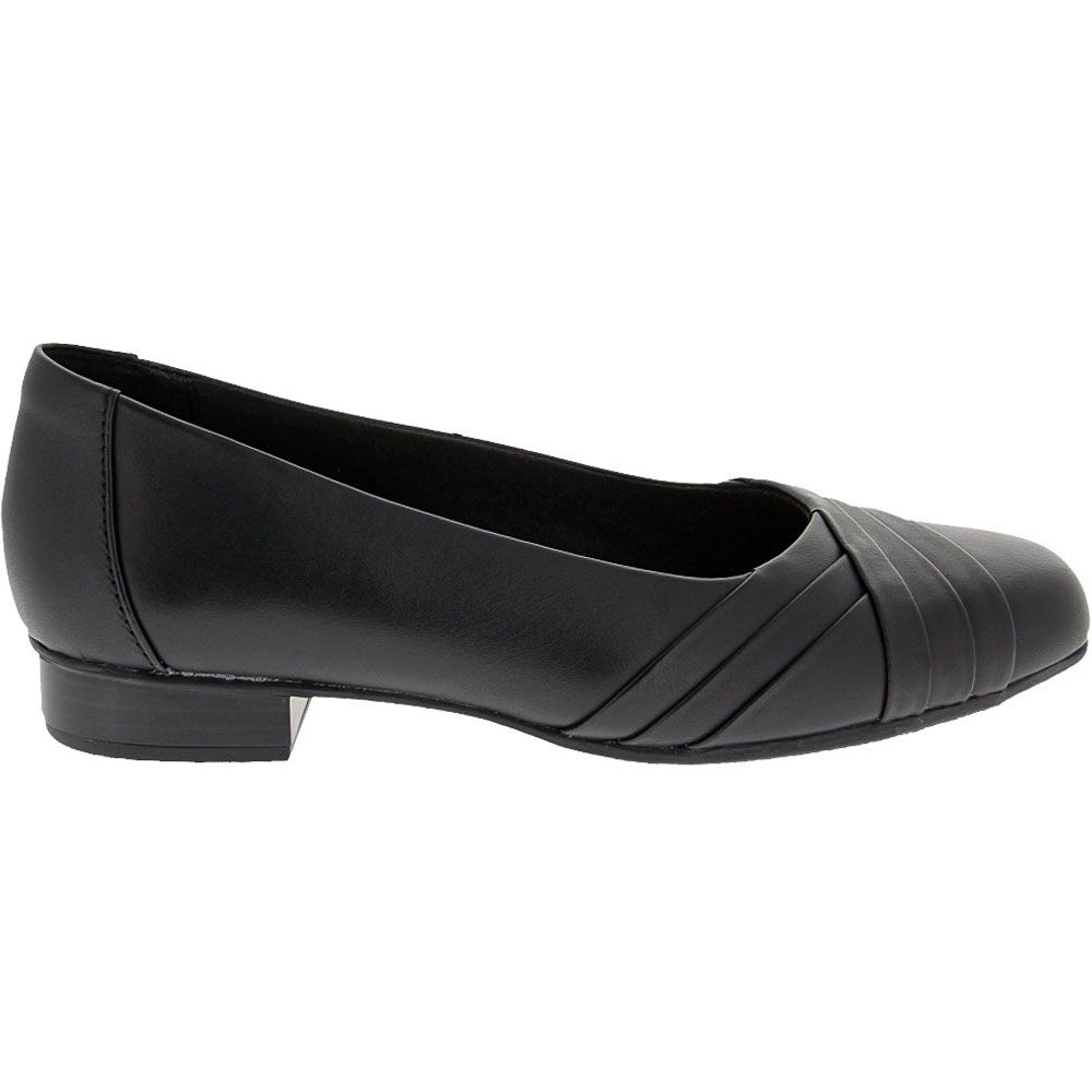 Clarks Juliet Petra Casual Dress Shoes - Womens Black Side View