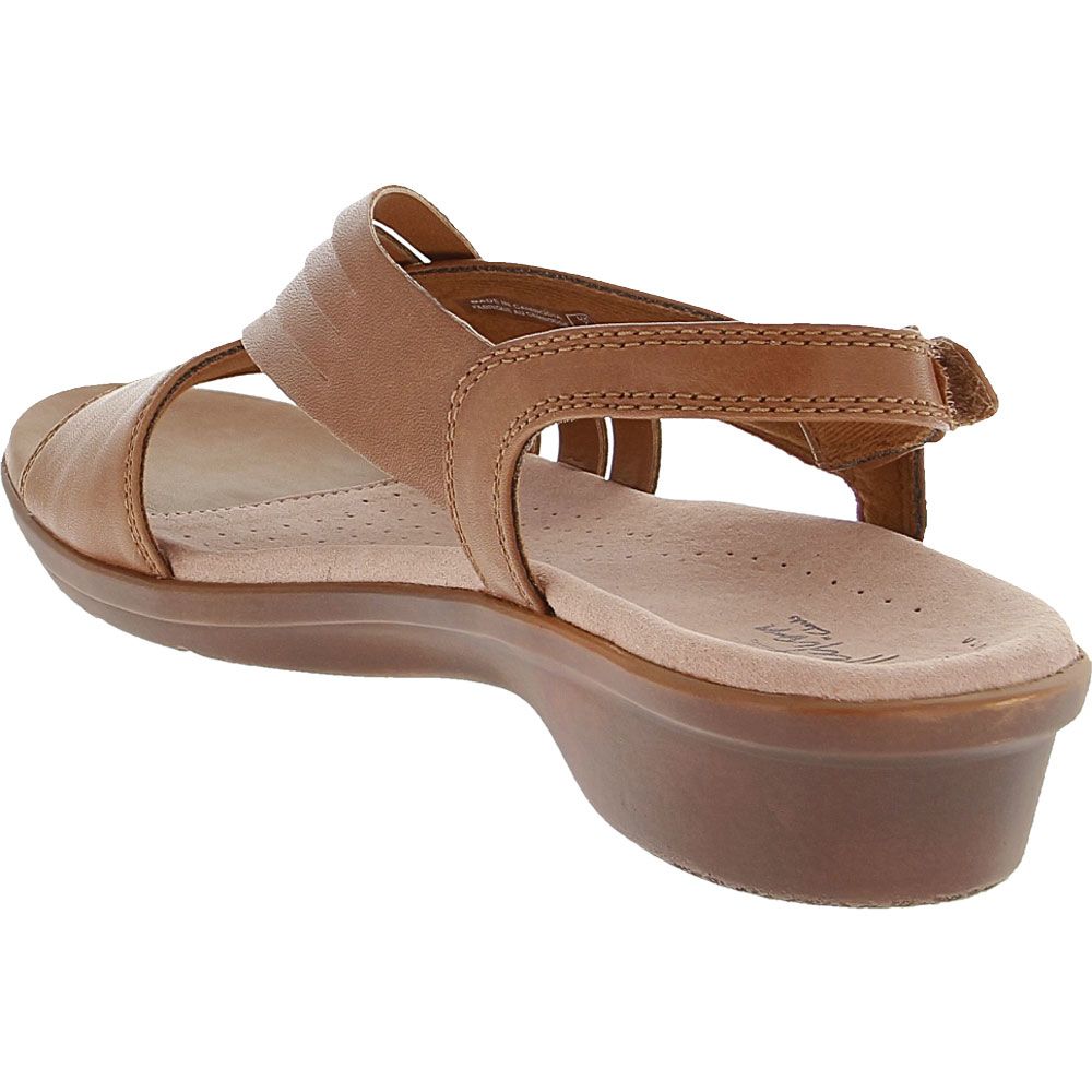 Clarks Loomis Cassey Sandals - Womens Tan Back View