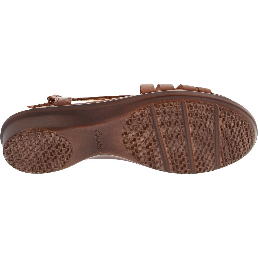 Clarks Loomis Cassey Sandals - Womens Tan Sole View