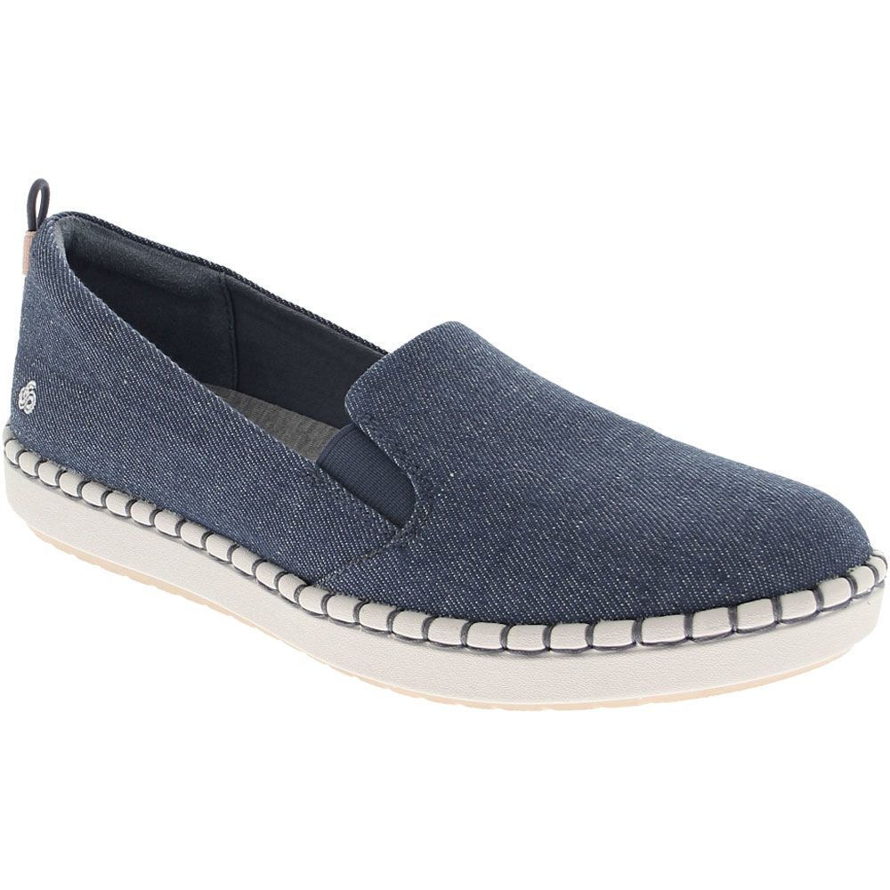 Clarks Step Glow Slip Slip on Casual Shoes - Womens Blue