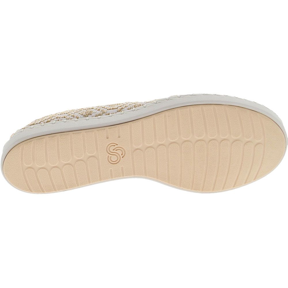Clarks Step Glow Slip Slip on Casual Shoes - Womens Natural Sole View