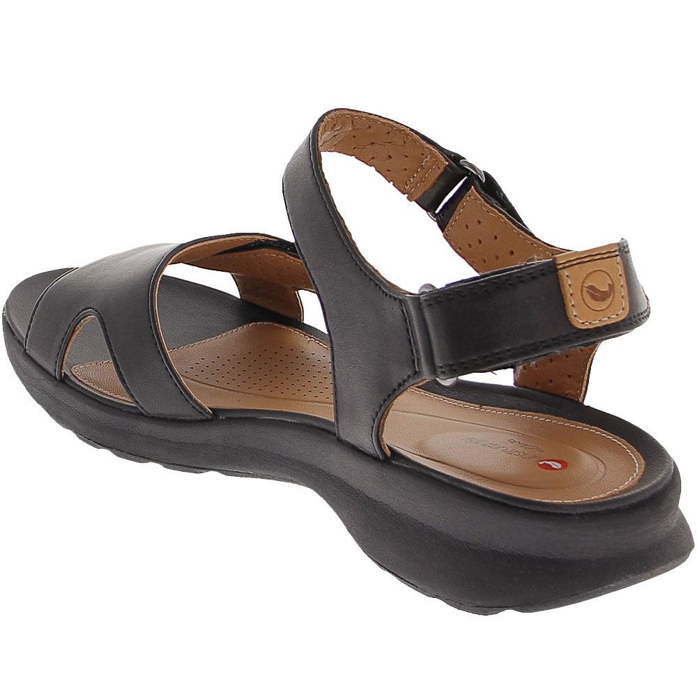 Unstructured by Clarks Adorn Calm Sandals - Womens Black Back View