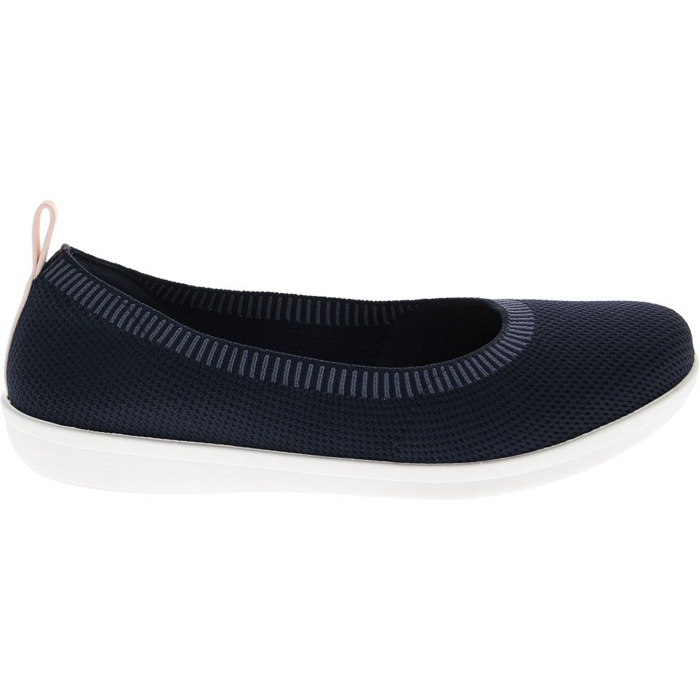 Clarks Ayla Paige Slip on Casual Shoes - Womens Navy