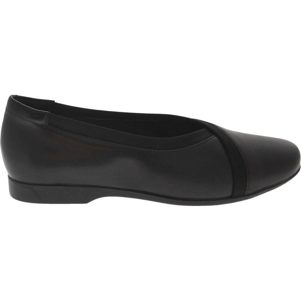 Unstructured by Clarks Un Darcey Ease Casual Dress Shoes - Womens Black Side View