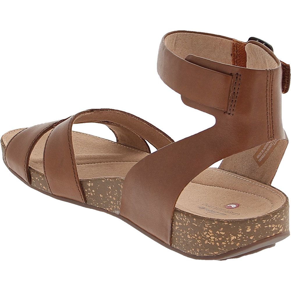 Unstructured by Clarks Un Perri Loop Sandals - Womens Tan Back View