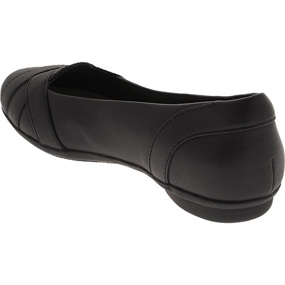 Clarks Gracelin Mia Slip on Casual Shoes - Womens Black Back View