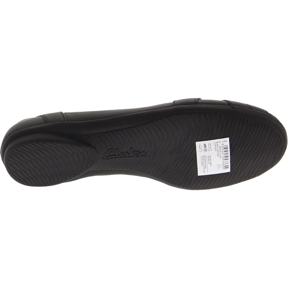Clarks Gracelin Mia Slip on Casual Shoes - Womens Black Sole View