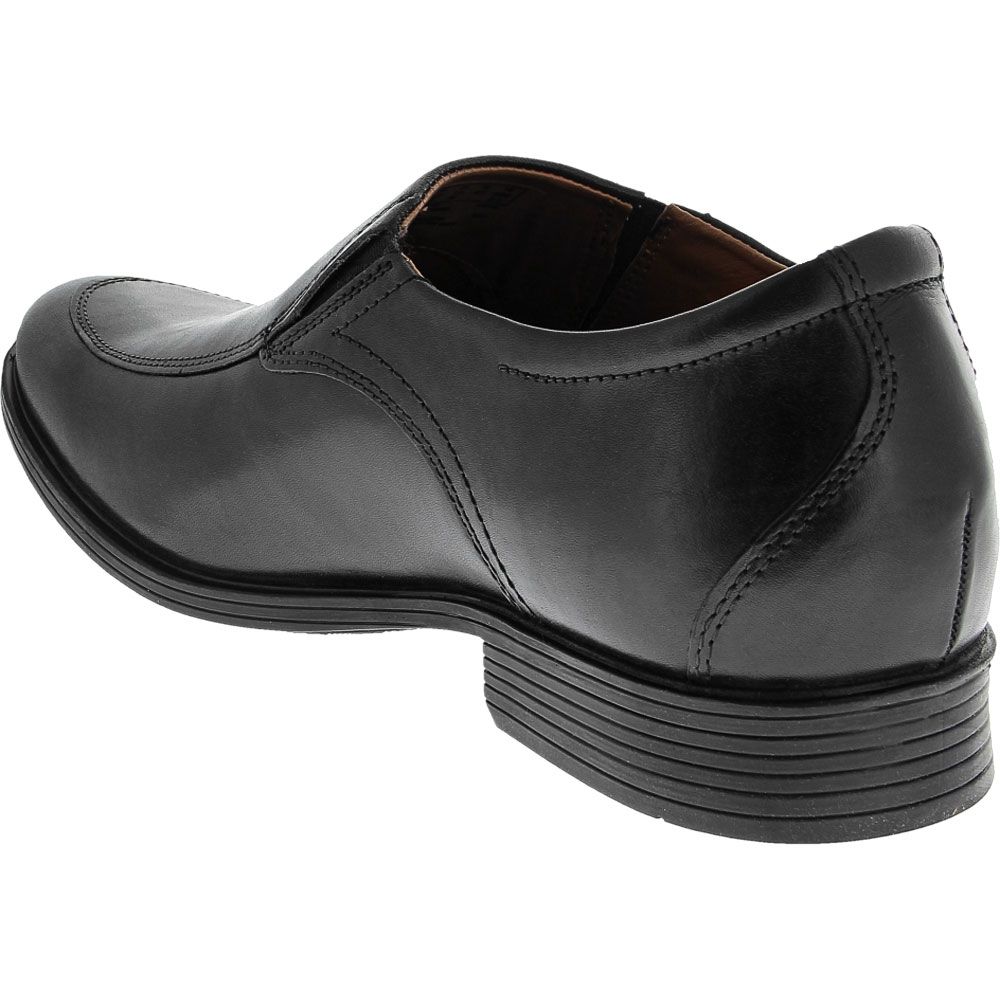 Clarks Whiddon Step Dress Shoes - Mens Black Back View