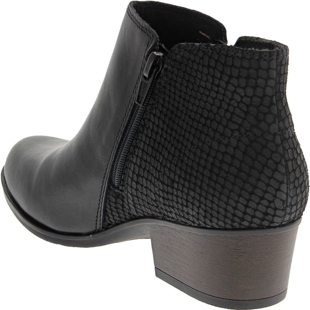 Clarks Adreena Hope Ankle Boots - Womens Black Back View