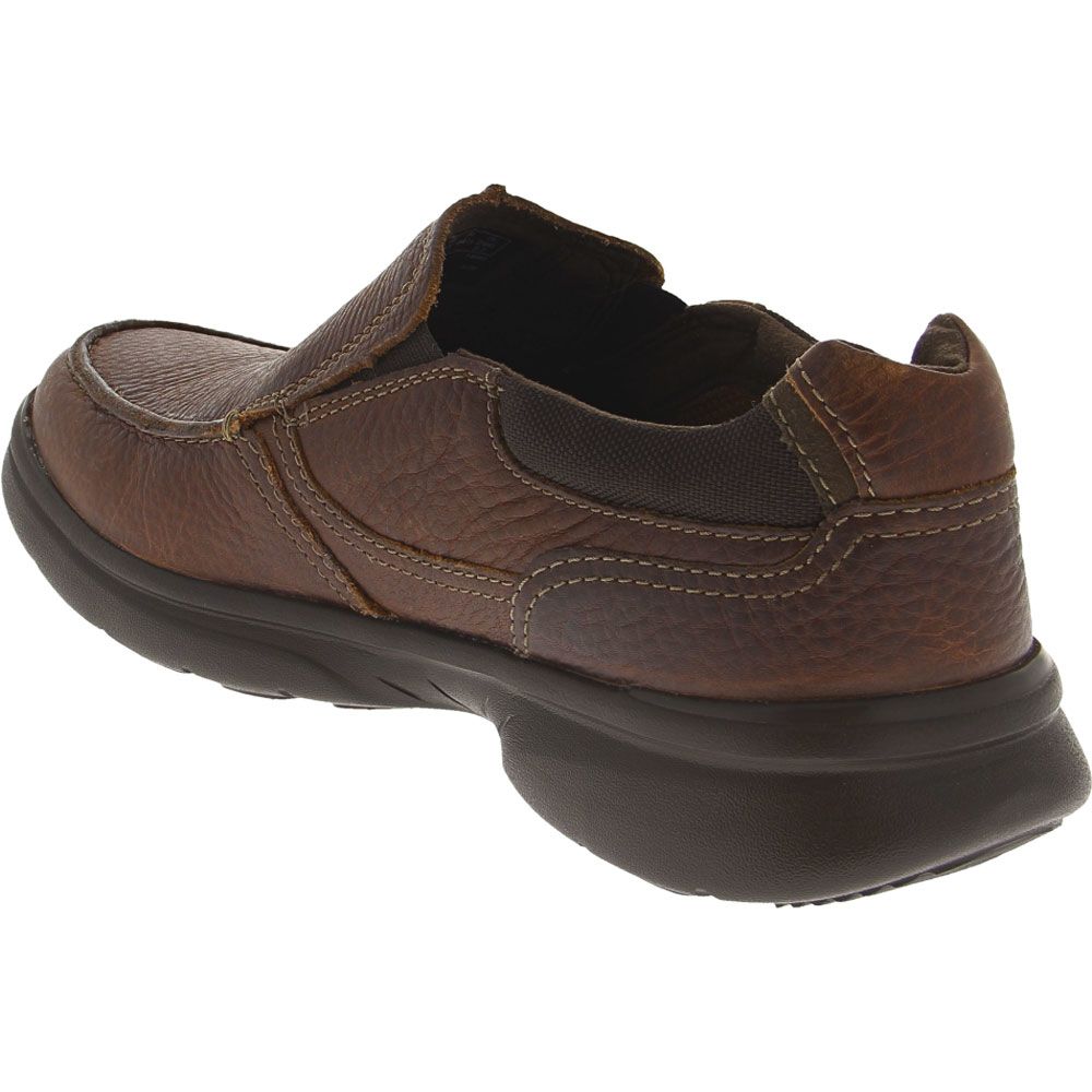 Clarks Bradley Free Slip On Casual Shoes - Mens Brown Back View