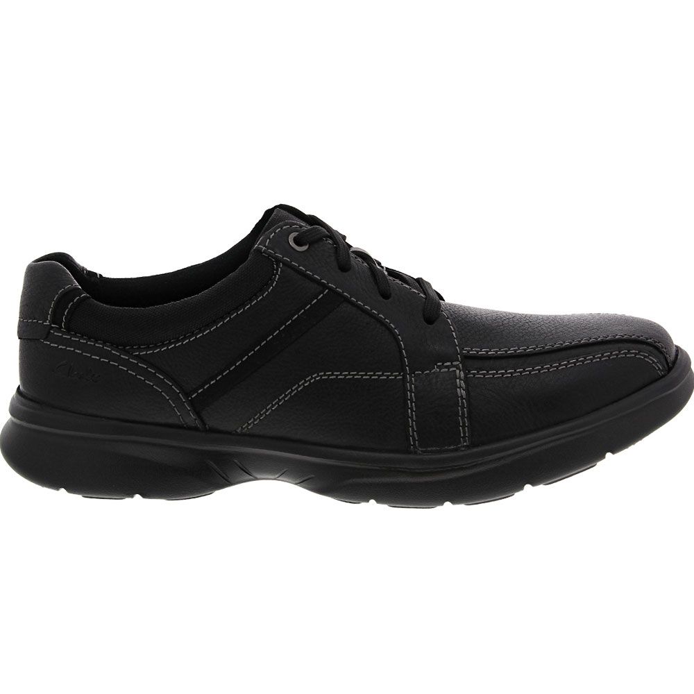 Clarks Bradley Walk Lace Up Casual Shoes - Mens Black