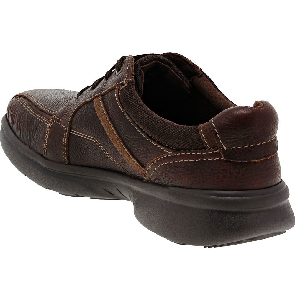 Clarks Bradley Walk Lace Up Casual Shoes - Mens Brown Back View