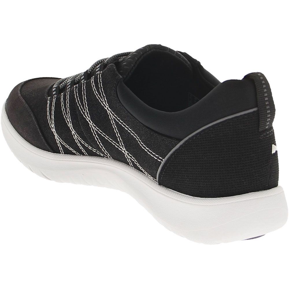 Clarks Adella Holly Walking Shoes - Womens Black Back View