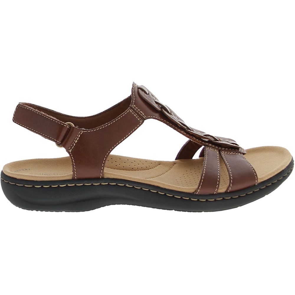 Clarks Laurieanna Kay Sandals - Womens Tan Side View
