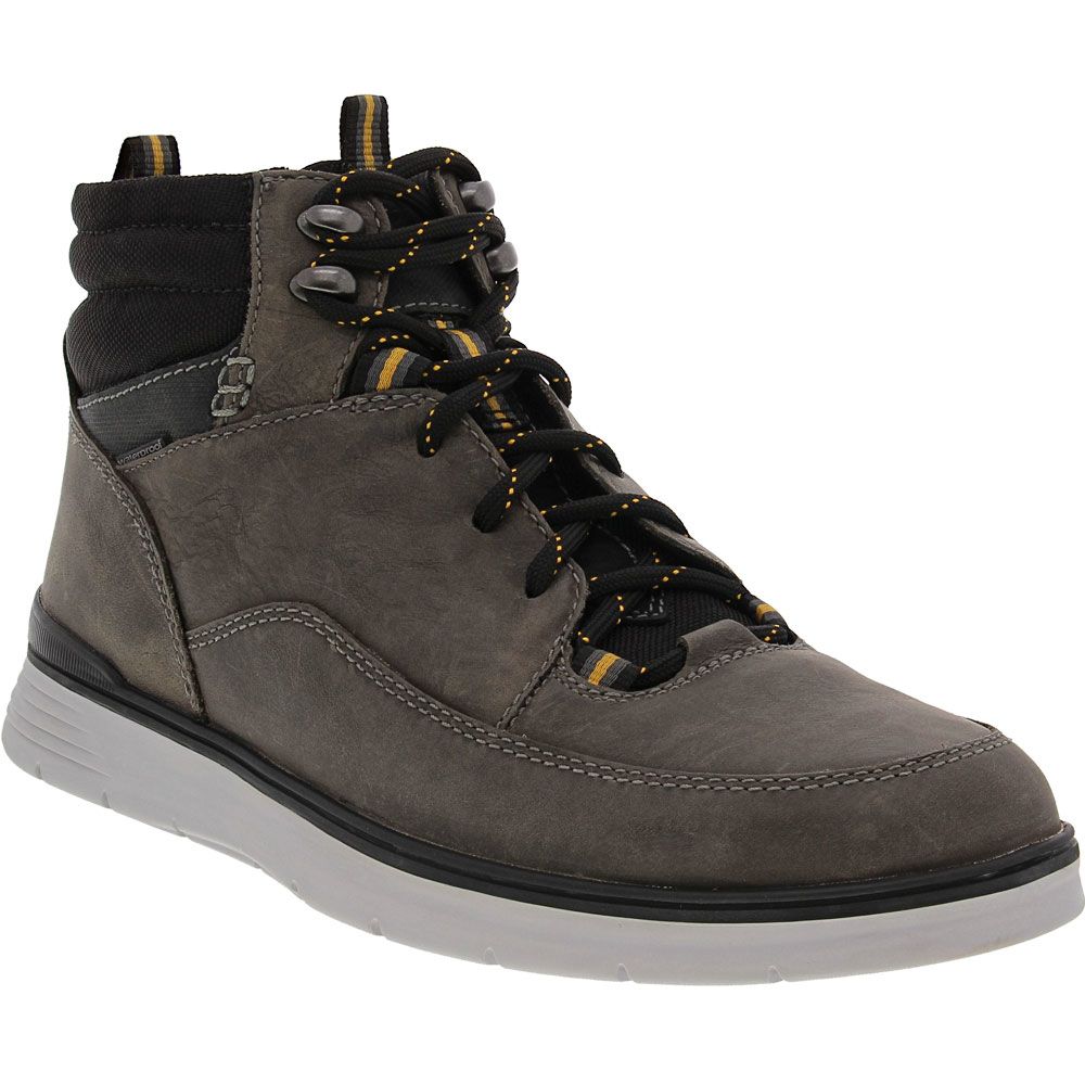 Clarks Braxin Hiker Casual Boots - Mens Grey