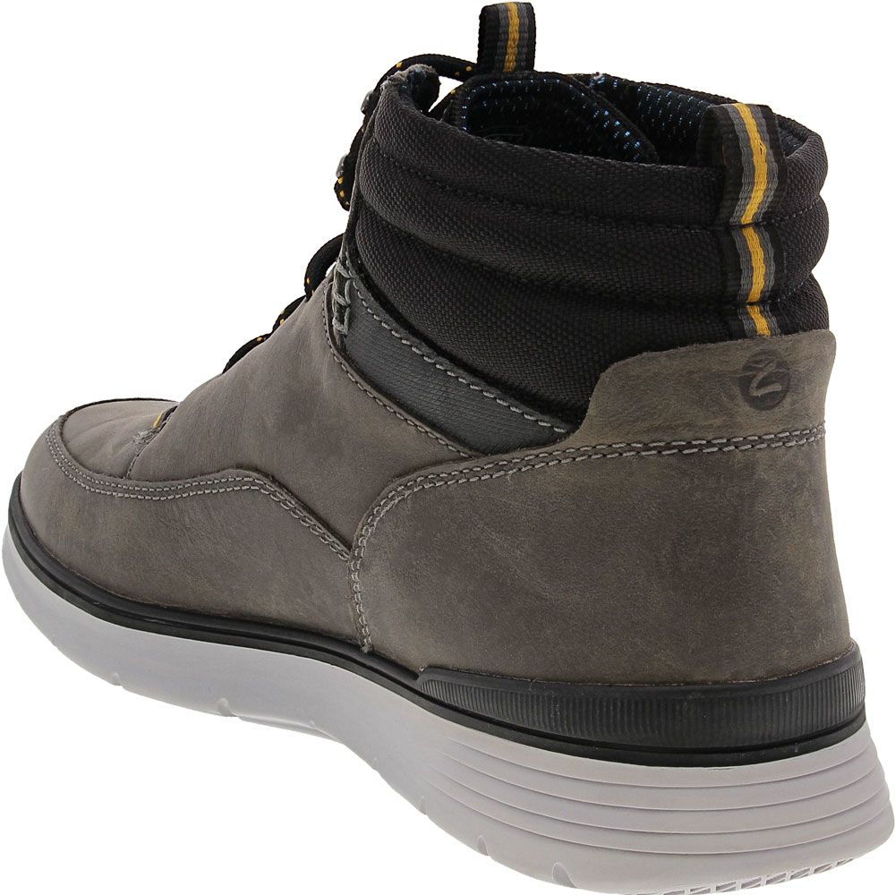 Clarks Braxin Hiker Casual Boots - Mens Grey Back View