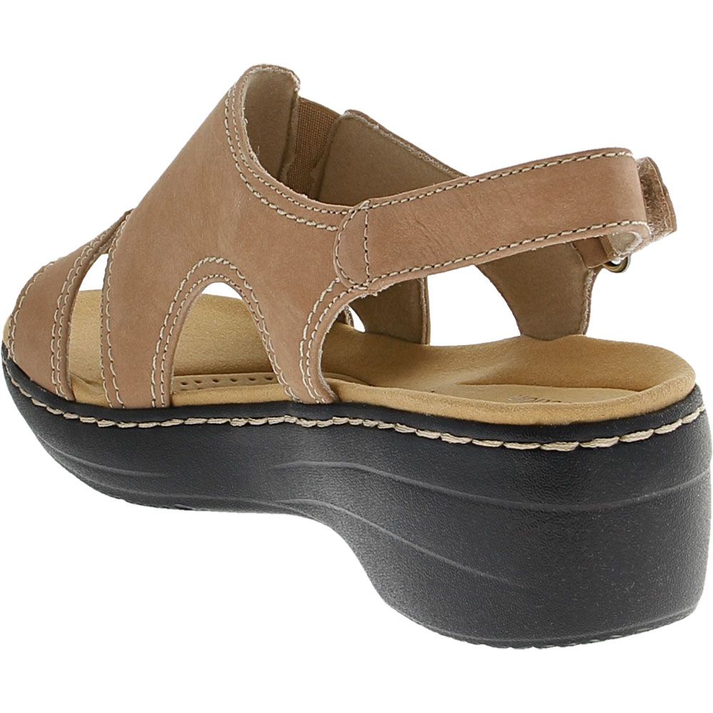 Clarks Merliah Style Sandals - Womens Sand Back View