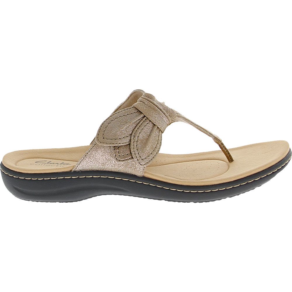 Clarks Laurieann Rae Sandals - Womens Taupe Side View