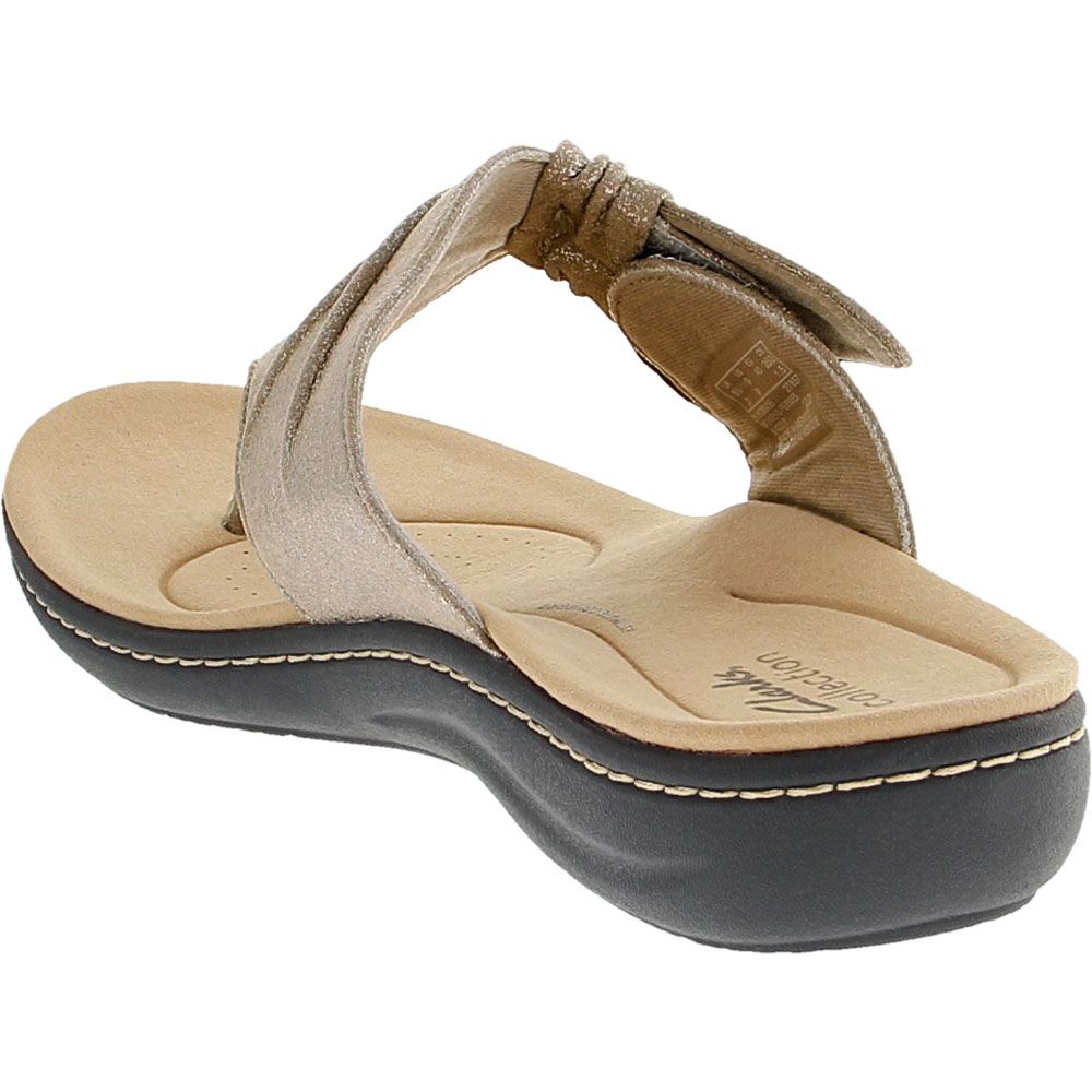 Clarks Laurieann Rae Sandals - Womens Taupe Back View