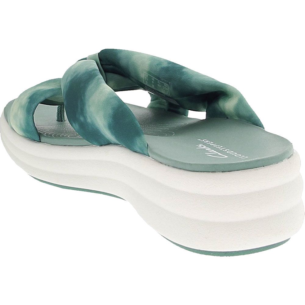 Clarks Drift Ave Sandals - Womens Teal Back View
