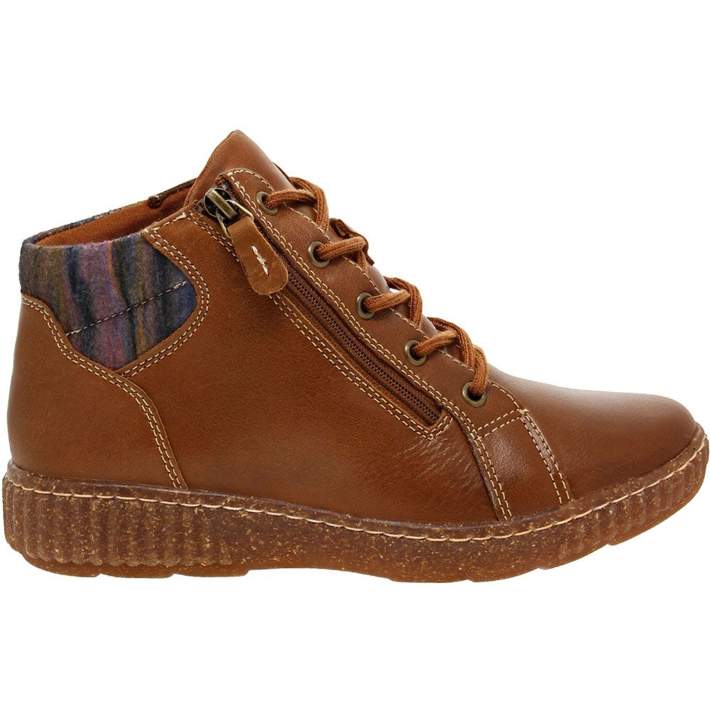 Clarks Caroline Park Casual Boots - Womens Tan Side View