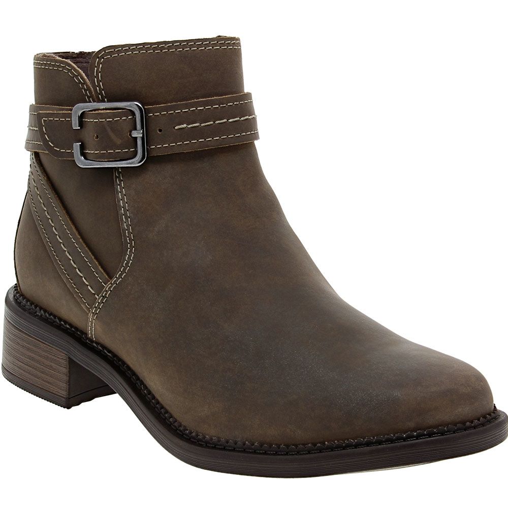Clarks Maye Strap Ankle Boots - Womens Taupe