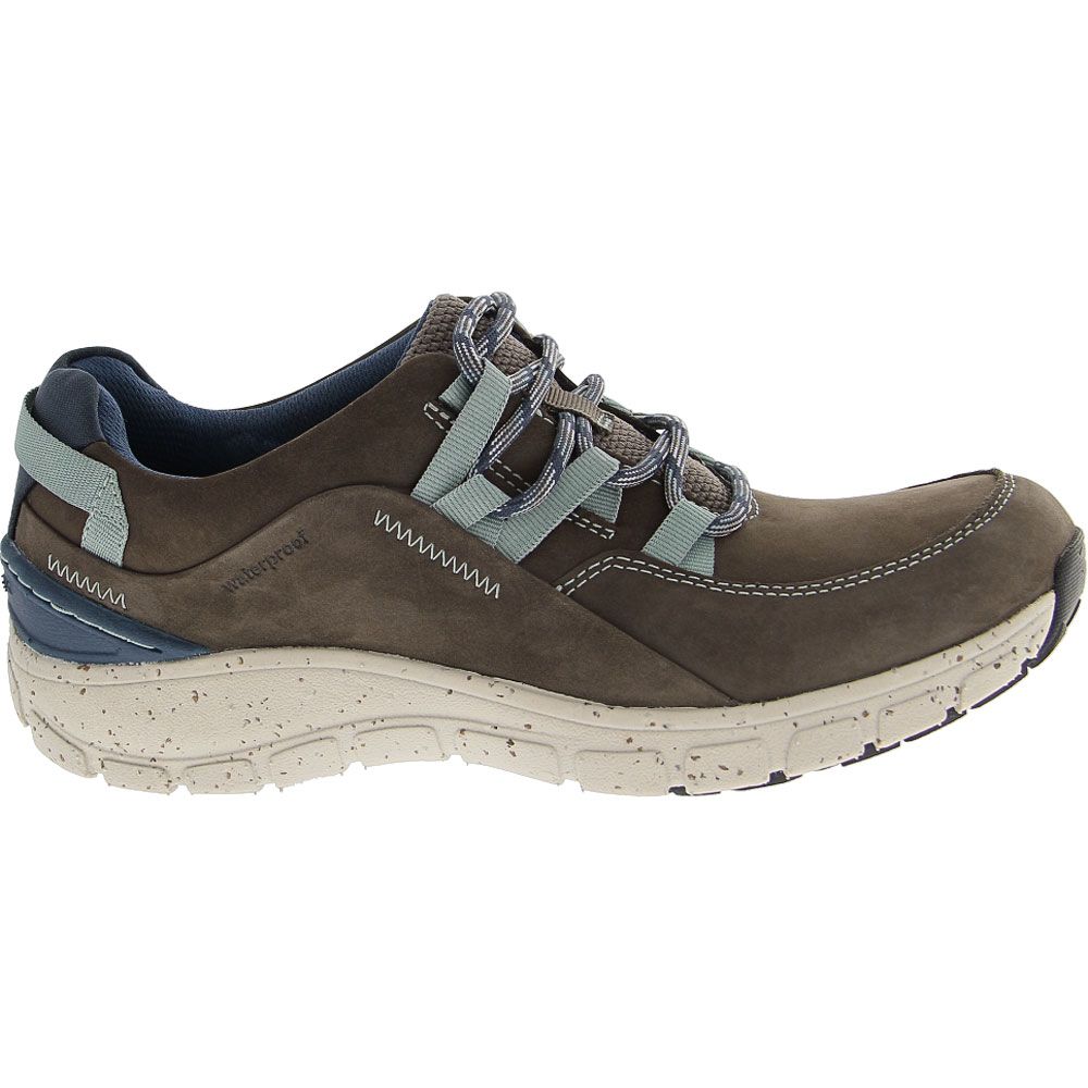 Clarks Wave Range Walking Shoes - Womens Taupe Side View